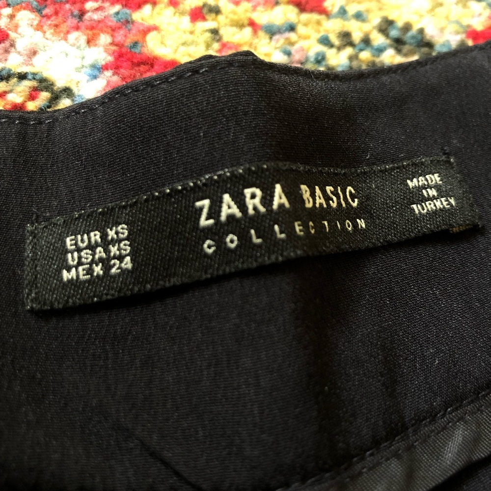 Zara High Waist Culottes Wide Leg Capri XS - Picture 4 of 4